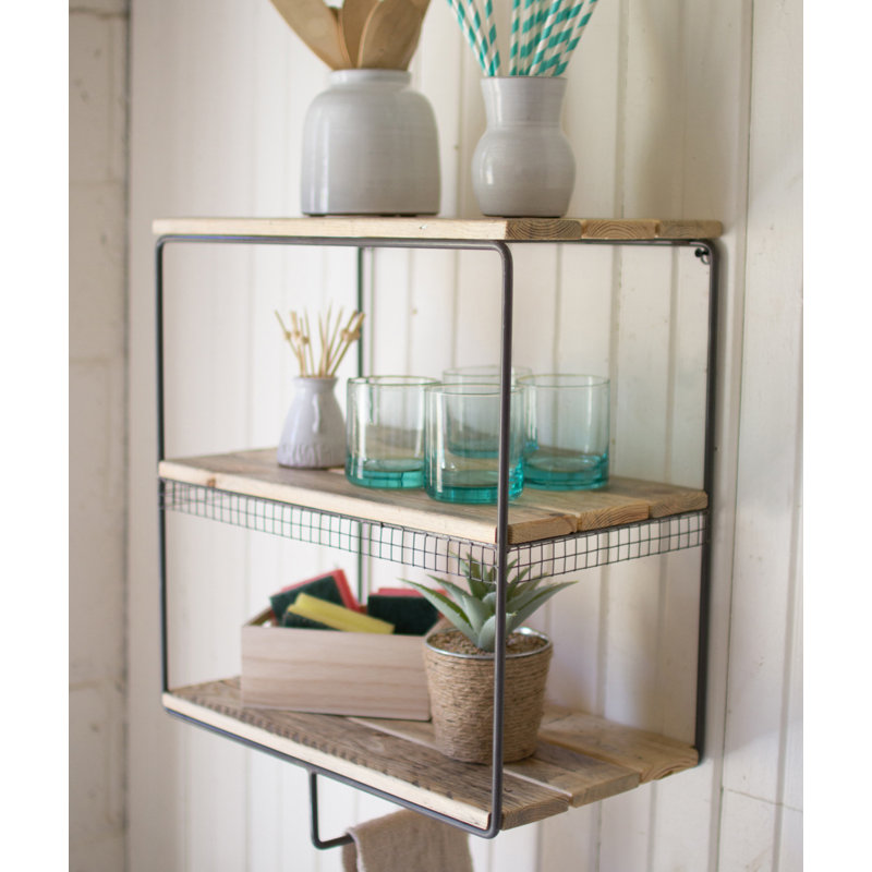 Gracie Oaks Adalgar Hanging Bar Wall Shelf & Reviews Wayfair.ca